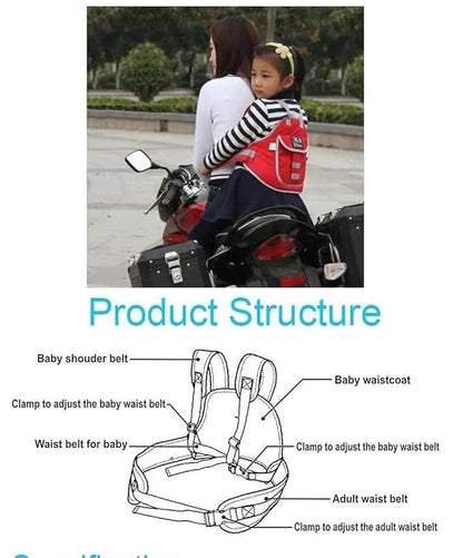 SafeGuard™- Adjustable Child Safety Belt for Scooters & Bikes